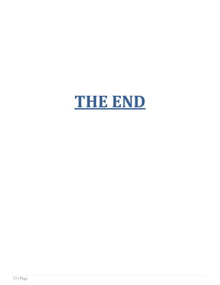 13 | Page
THE END
 