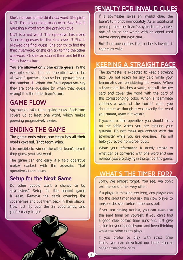 Codenames Rules | PDF