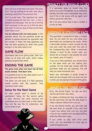 [BoardgameVN] Luật chơi Codenames | PDF