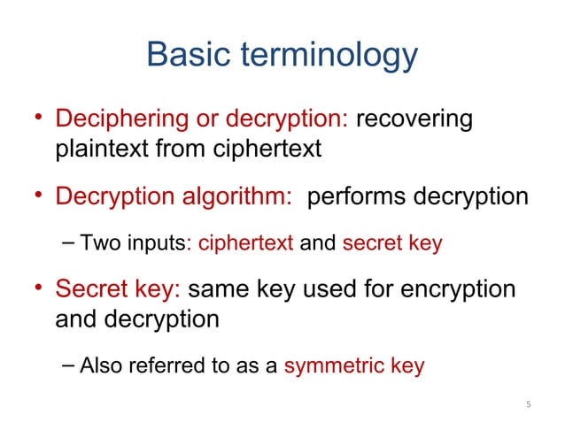 Classical Encryption Techniques in Network Security | PPT