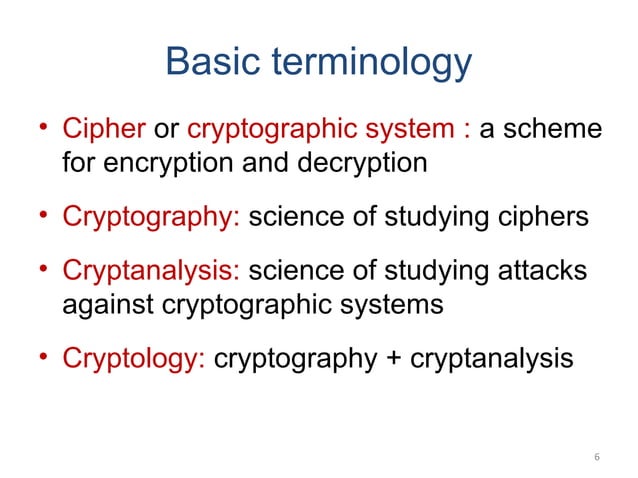 Classical Encryption Techniques in Network Security | PPT
