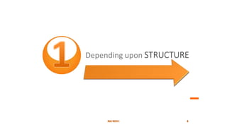 Depending upon STRUCTURE
 