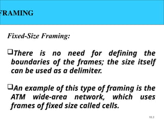 Comprehensive Overview of Data Link Layer Protocols and Framing ...
