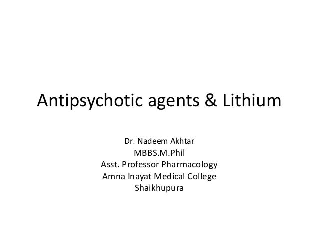 Is Lithium An Antipsychotic