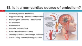 10. Is it an Internal carotid artery syndrome<br />Often asymptomatic<br />Reason – collateral circulation<br />Ext. carot...