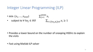 Honey Onions: Exposing Snooping Tor HSDir Relays | PPT