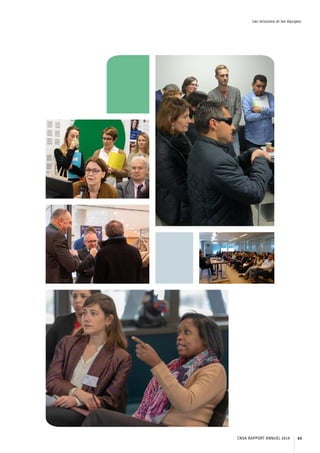 Les missions et les équipes
CNSA RAPPORT ANNUEL 2019 63
 