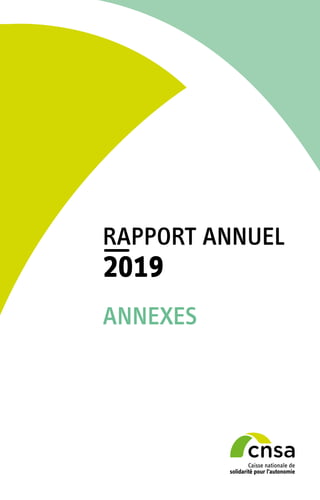 RAPPORT ANNUEL
2019
ANNEXES
 