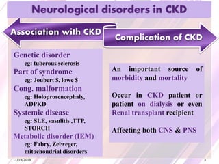 CNS affection in CKD | PPTX