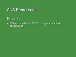 Cns depressants | PPT