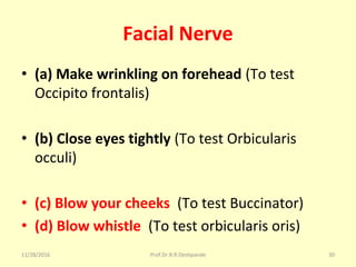 Clinical Examination of Nervous System - PPT | PDF