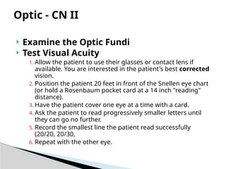CNS EXAMINATION.....................pptx