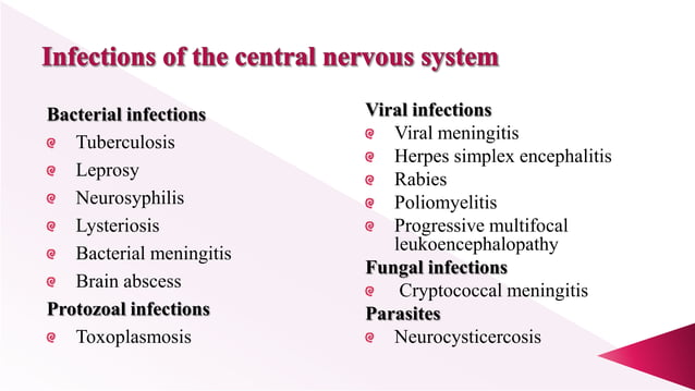 CNS infections | PPTX