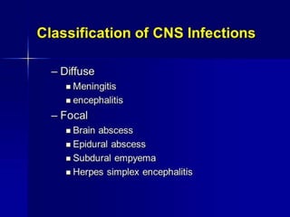 CNS Infections | PPTX