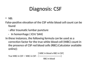 CNS INFECTIONS.pptx..................... | PPTX