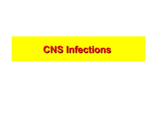 Comprehensive Overview of Central Nervous System Infections and ...