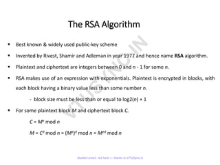 Comprehensive Overview of Public-Key Cryptography and RSA Algorithm in ...
