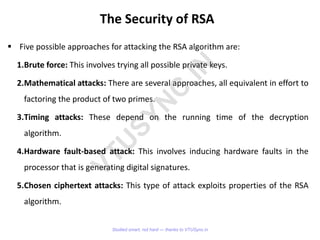 Comprehensive Overview of Public-Key Cryptography and RSA Algorithm in ...