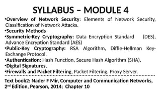 VTU V SEM CNS Module 4 PPT 2018 Batch students | PPTX
