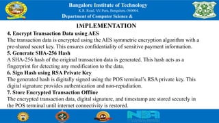 Cryptographic scheme to secure offline pos transactions with limited ...