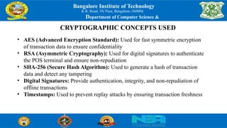 Cryptographic scheme to secure offline pos transactions with limited ...