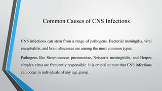 Central Nervous System Infection | PPTX