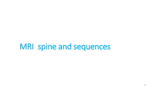 MRI spine and sequences
51
 