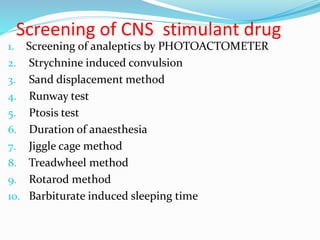 Cns stimulant | PPTX