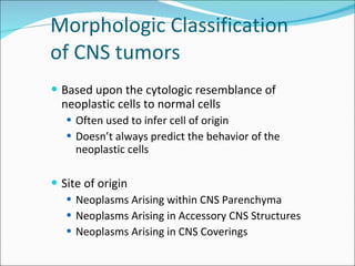 Cns tumors