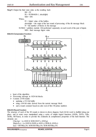 Cryptography and netwrk securityunit 4 | DOCX