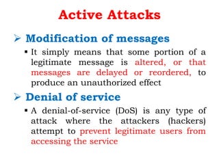 CRYPTOGRAPHY & NETWORK SECURITY - unit 1 | PPTX