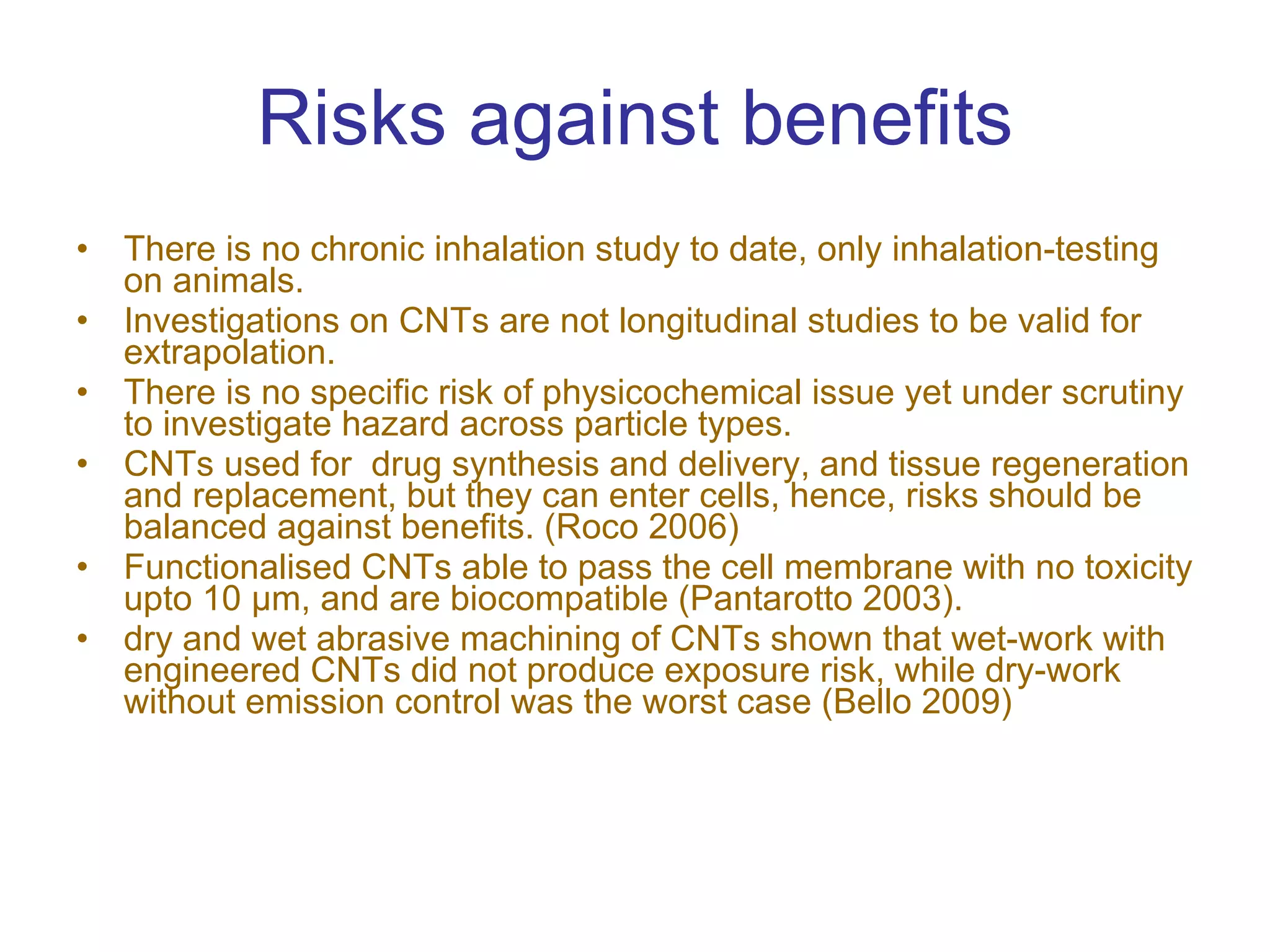 Cnts Human Health Risks | PPT