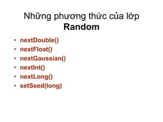 [Cntt] bài giảng lập trình java bkhcm | PDF