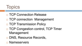 Computer Networks Unit 5 | PPTX