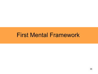 First Mental Framework  