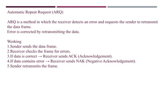 Comprehensive Overview of Data Link Layer and MAC Protocols in ...