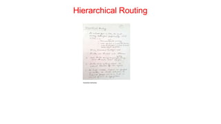 Hierarchical Routing
 