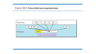 20.51
Figure 20.8 Protocol field and encapsulated data
 