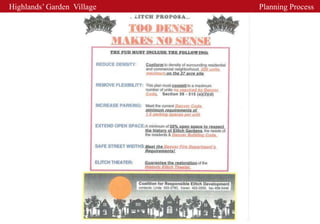 Highlands’ Garden Village   Planning Process
 
