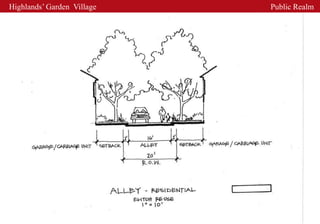 Highlands’ Garden Village   Public Realm
 