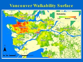 Vancouver Walkability Surface 