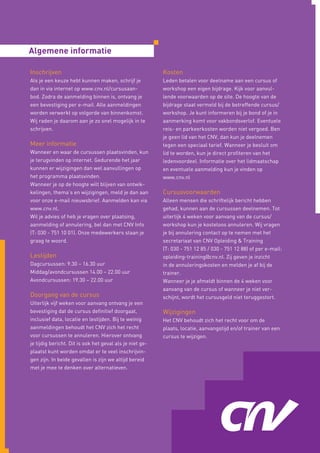 Cnv cursusprogramma 2012