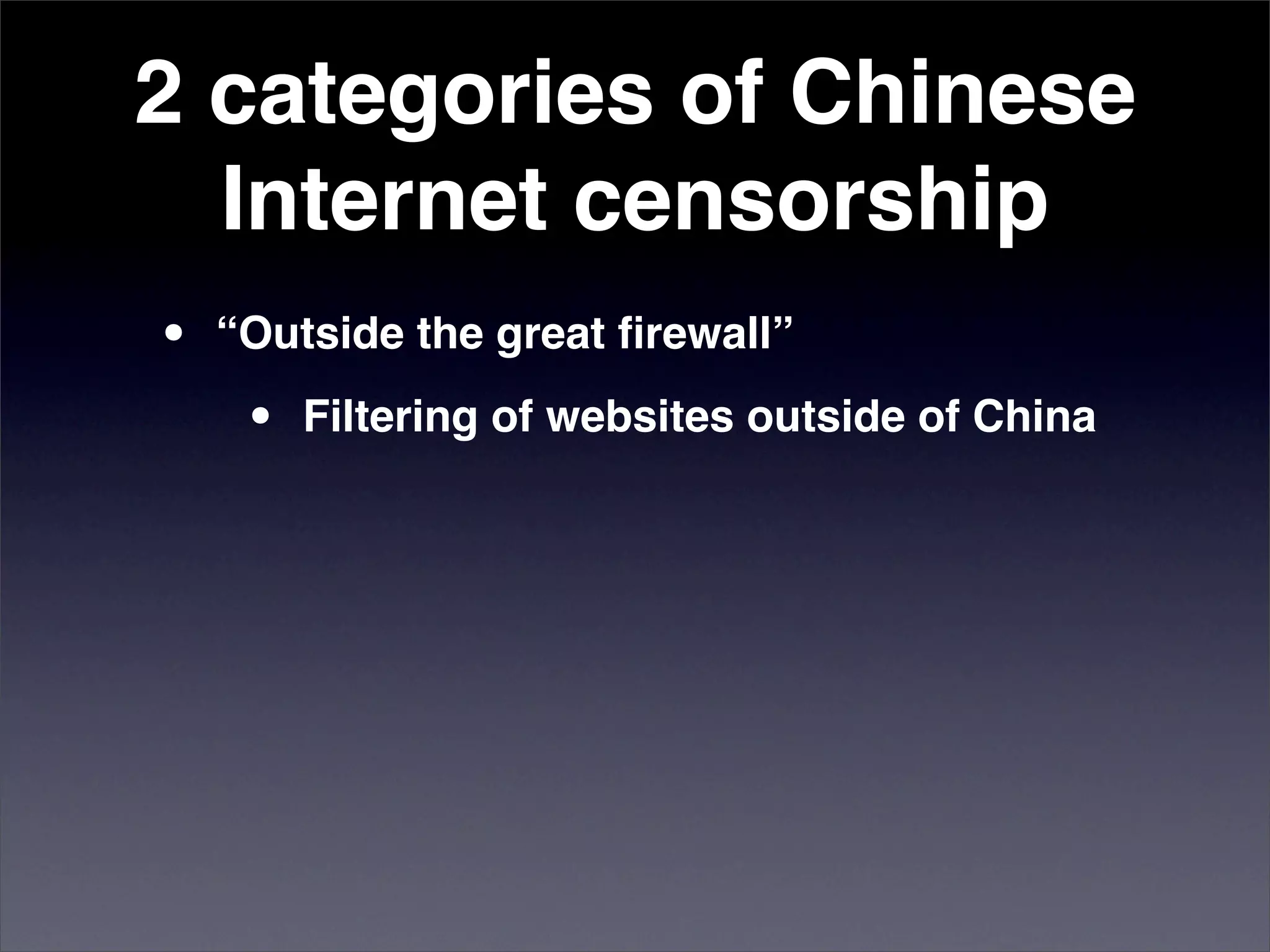 Censorship by Chinese Blog-hosting Companies