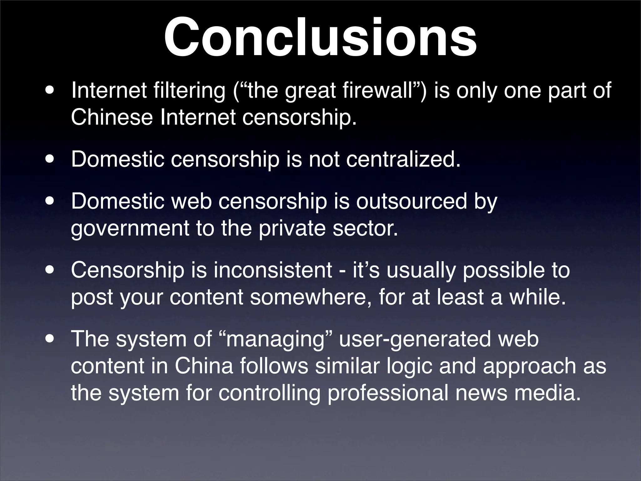 Censorship by Chinese Blog-hosting Companies