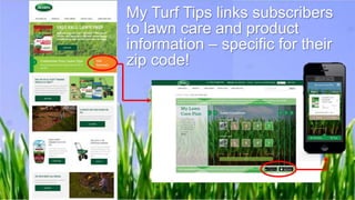 My Turf Tips
subscribers are
invited to opt-in
for localized text
alerts.
 