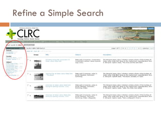 Refine a Simple Search 