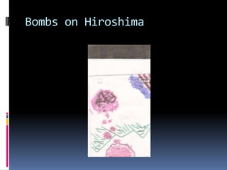 Bombs on Hiroshima