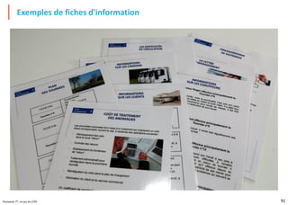 91
Puissance 7®, un jeu du CIPE
Exemples de fiches d'information
 