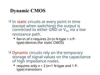 CO-3 Part-2 combinational logic vlsi design | PPTX