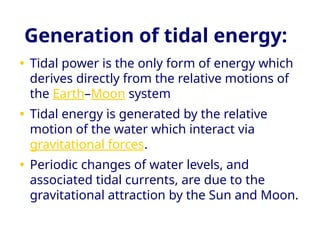 Tidal Power Explained Comprehensive Overview of Tidal Power: Generation, Methods, and ...